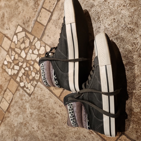 Splendid Size 7 M ESSEX Steel Grey Fashion Sneakers - Picture 2 of 7